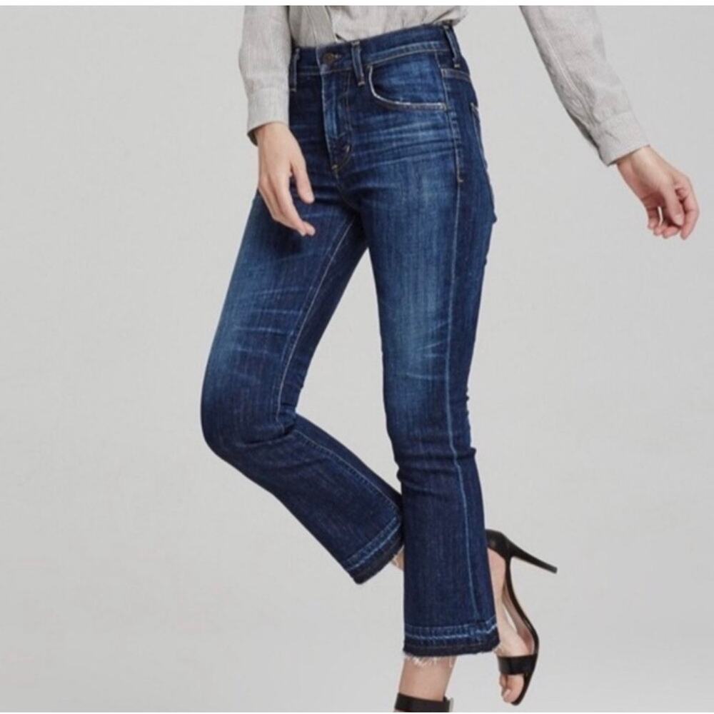 Citizens of Humanity Drew Crop Flare Jeans High Rise SZ 27 Fits like 28/29 Waist - Picture 2 of 15